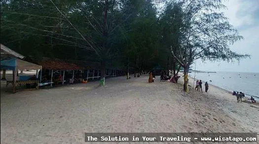 Wisata Pantai Sri Mersing yang indah