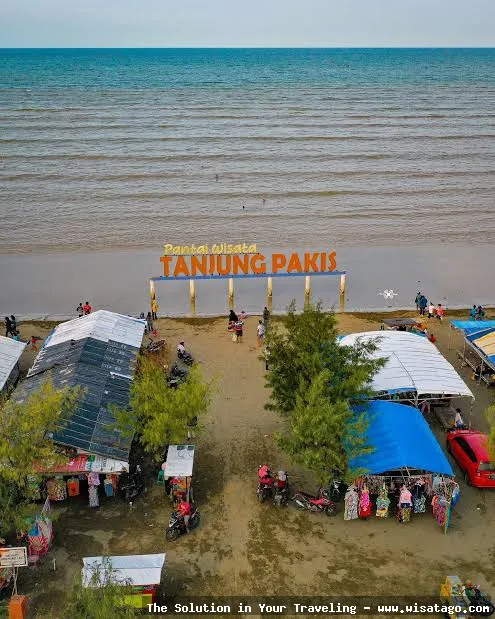 wisata Pantai Tanjung Pakis Karawang indah