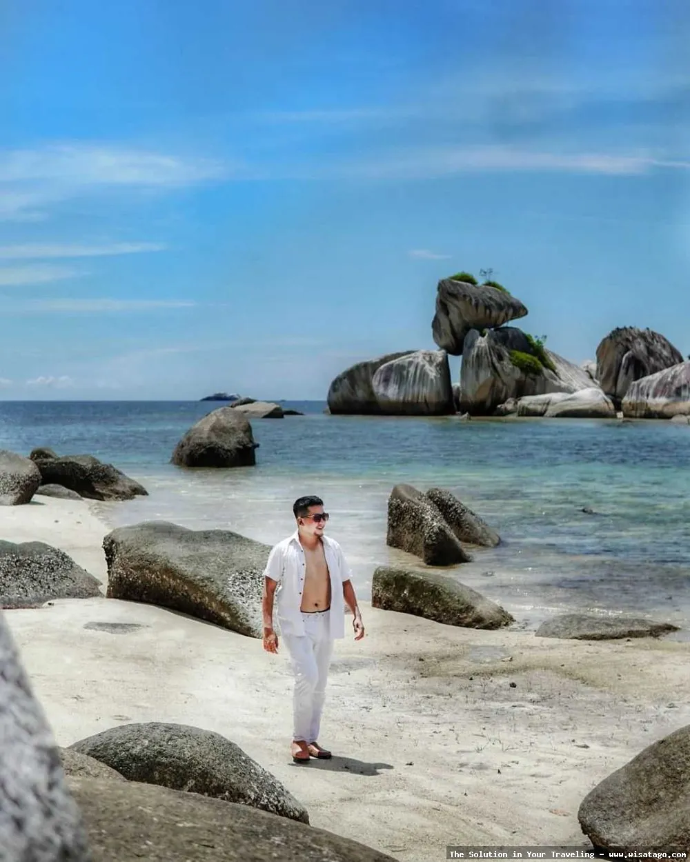 Wisata Pantai Tanjung Sawang yang indah