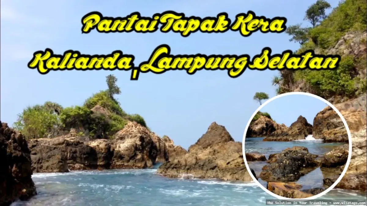 wisata Pantai Tapak Kera yang indah