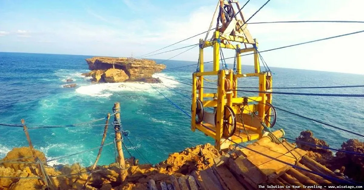Wisata Pantai Timang yang memacu adrenalin