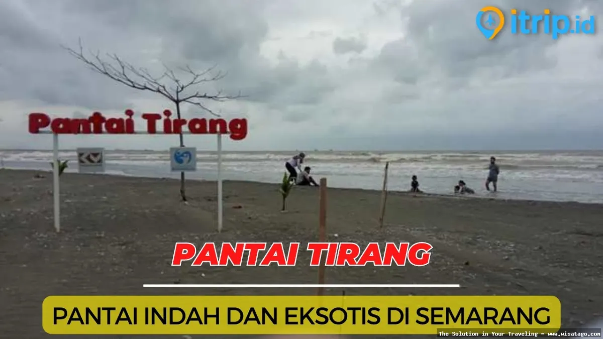 wisata Pantai Tirang yang mempesona
