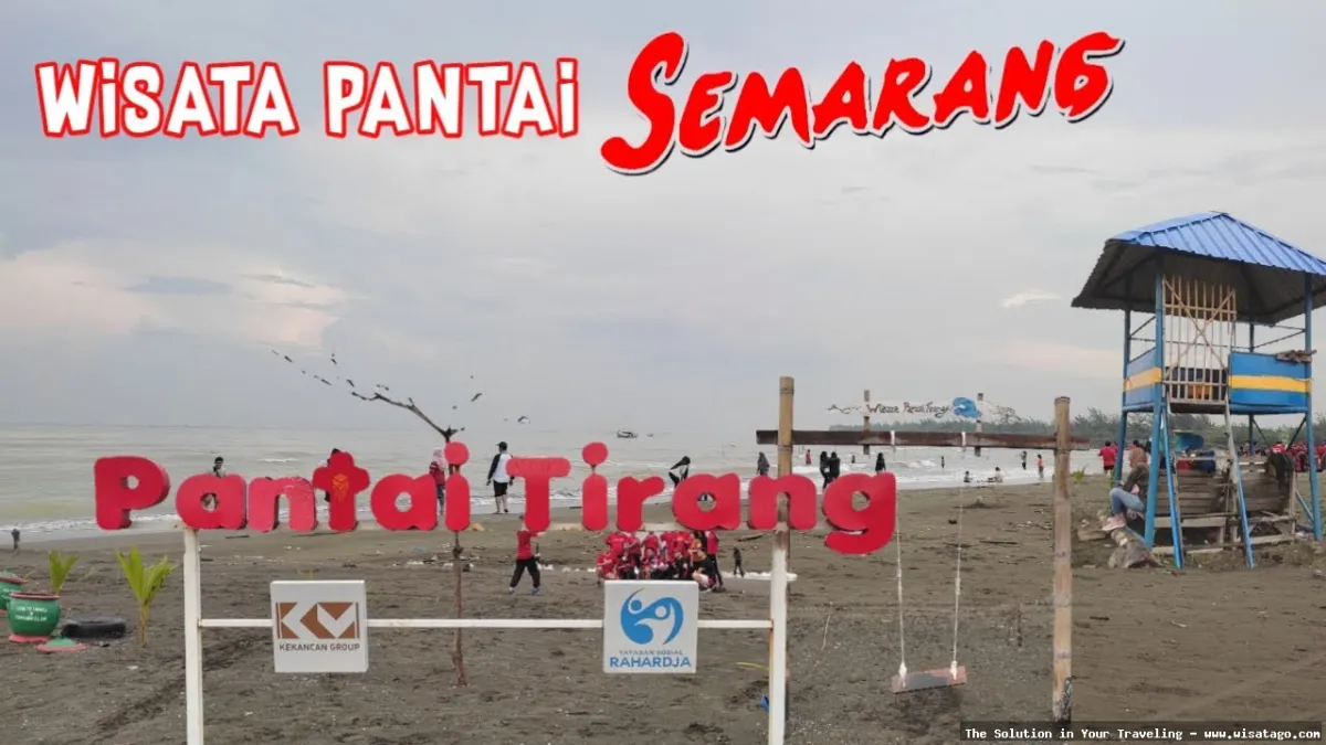 Wisata Pantai Tirang yang memukau