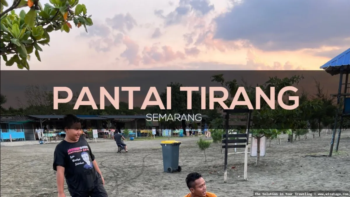 wisata Pantai Tirang yang mempesona