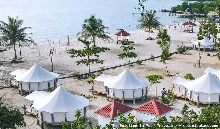 Wisata Pantai Viovio yang menawan.