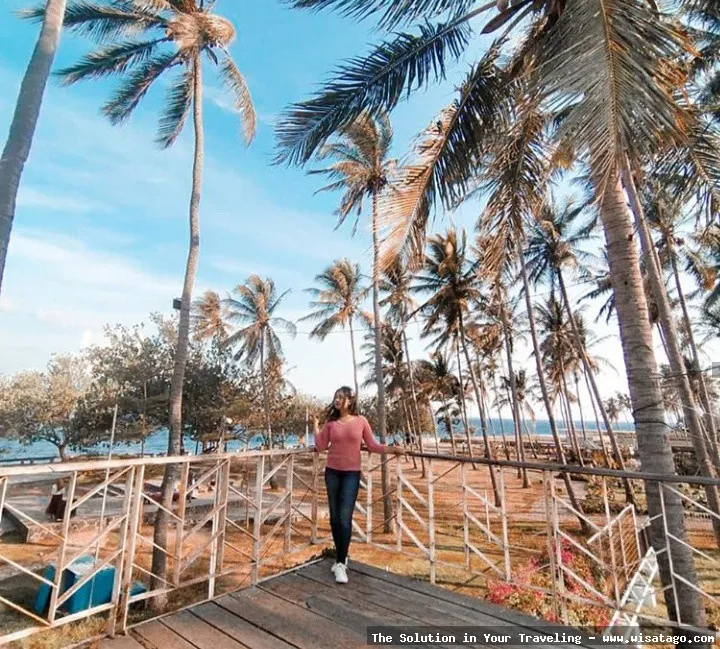 Wisata Pantai Watu Dodol yang indah