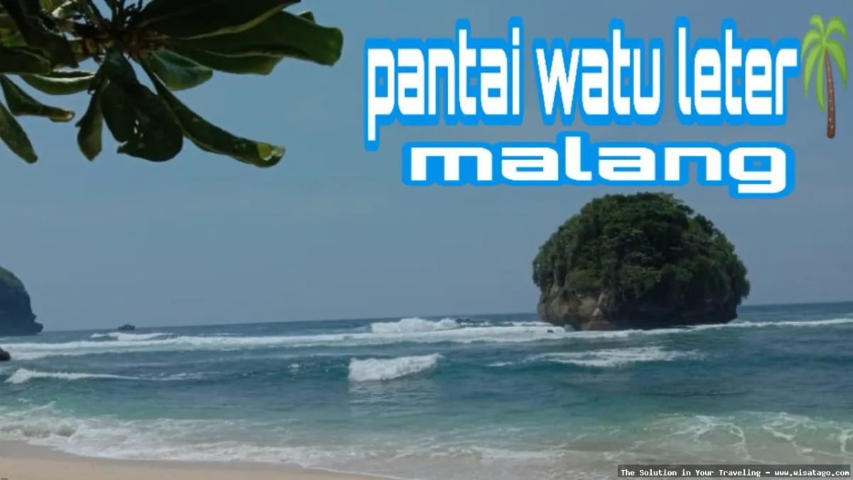 Wisata Pantai Watu Leter nan indah