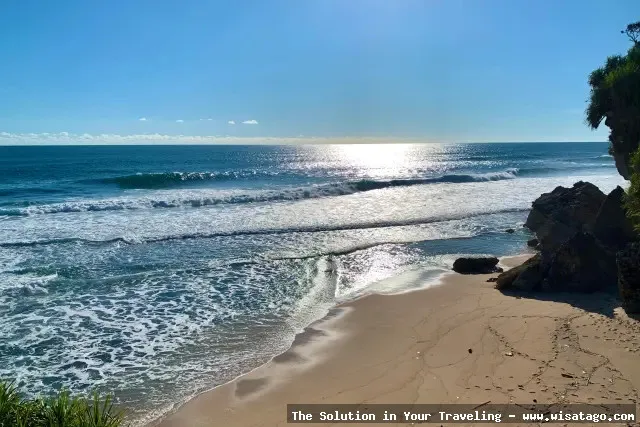 wisata Pantai Watulawang, pemandangan indah