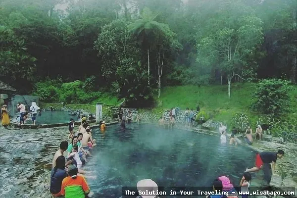 wisata Pemandian Air Panas Cangar alami