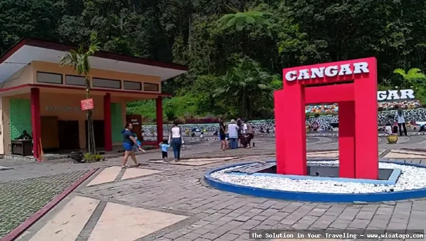 wisata Pemandian Air Panas Cangar sejuk