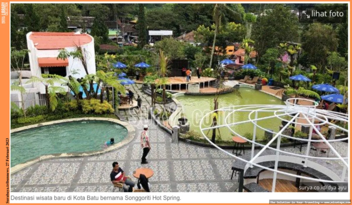 Wisata Pemandian Air Panas Songgoriti alami