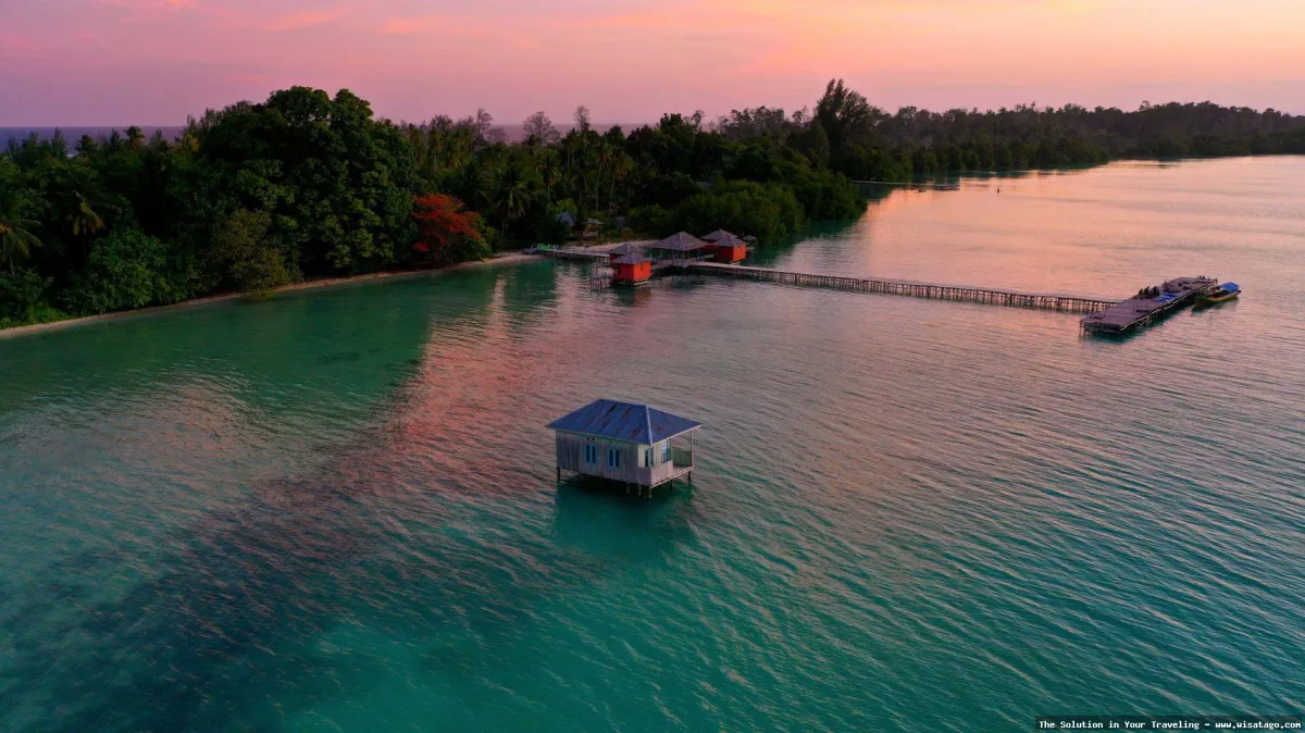 Wisata Pulau Belanding, pantai eksotis Bangka.