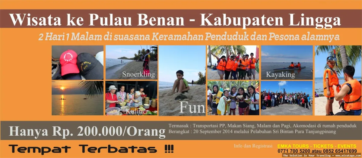 wisata Pulau Benan Batam yang indah
