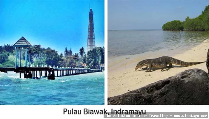 wisata Pulau Biawak Indramayu Jabar eksotis