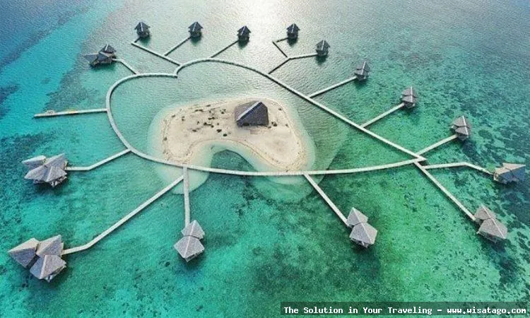 Wisata Pulau Cinta Gorontalo mempesona.