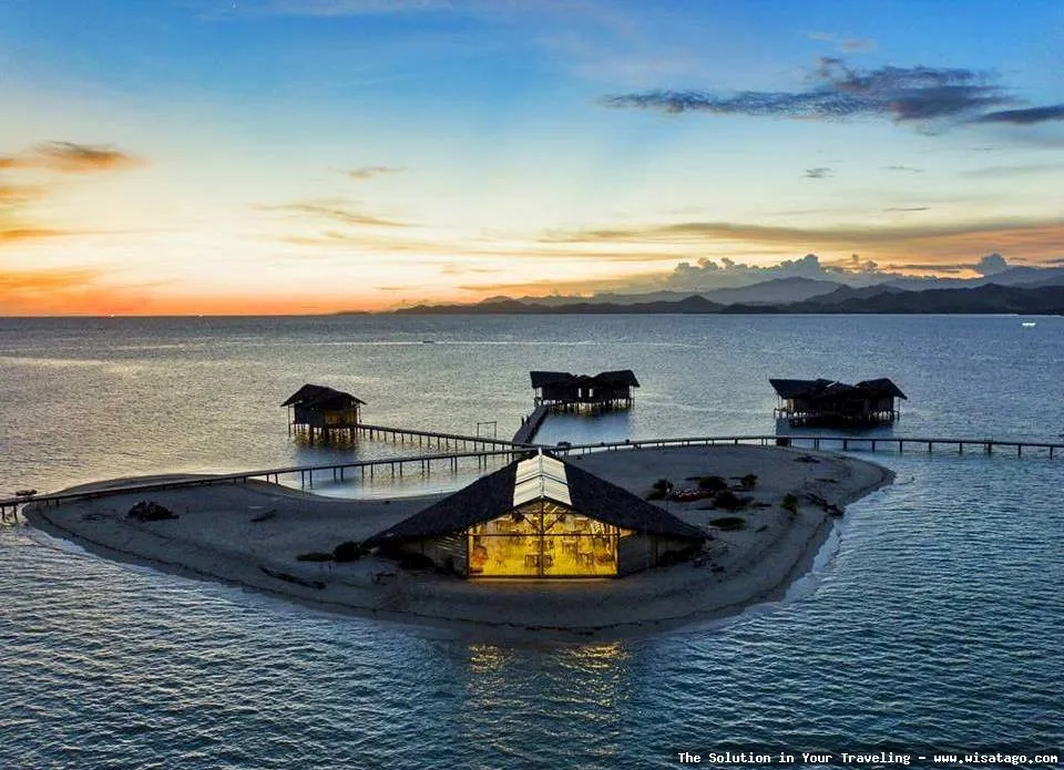 Wisata Pulau Cinta Gorontalo mempesona.
