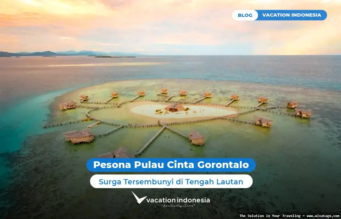 wisata Pulau Cinta Gorontalo mempesona