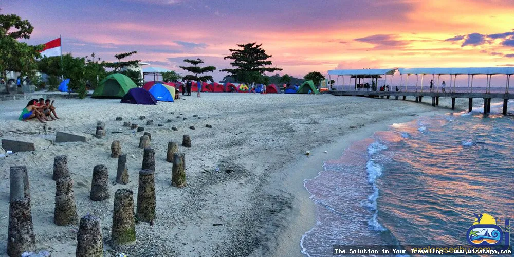 Wisata Pulau Cipir, pemandangan eksotis