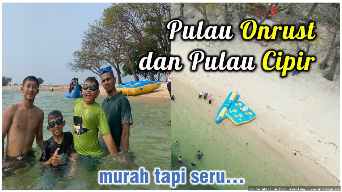 Wisata Pulau Cipir, pemandangan eksotis