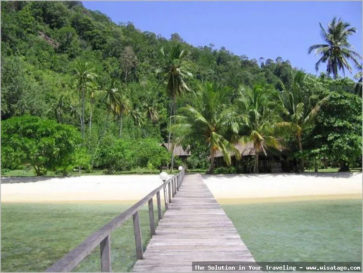 wisata Pulau Cubadak, pantai yang indah