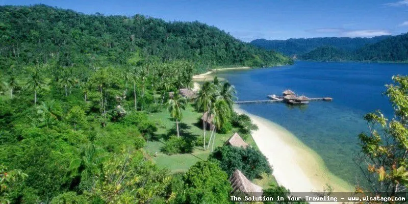 Wisata Pulau Cubadak yang mempesona.