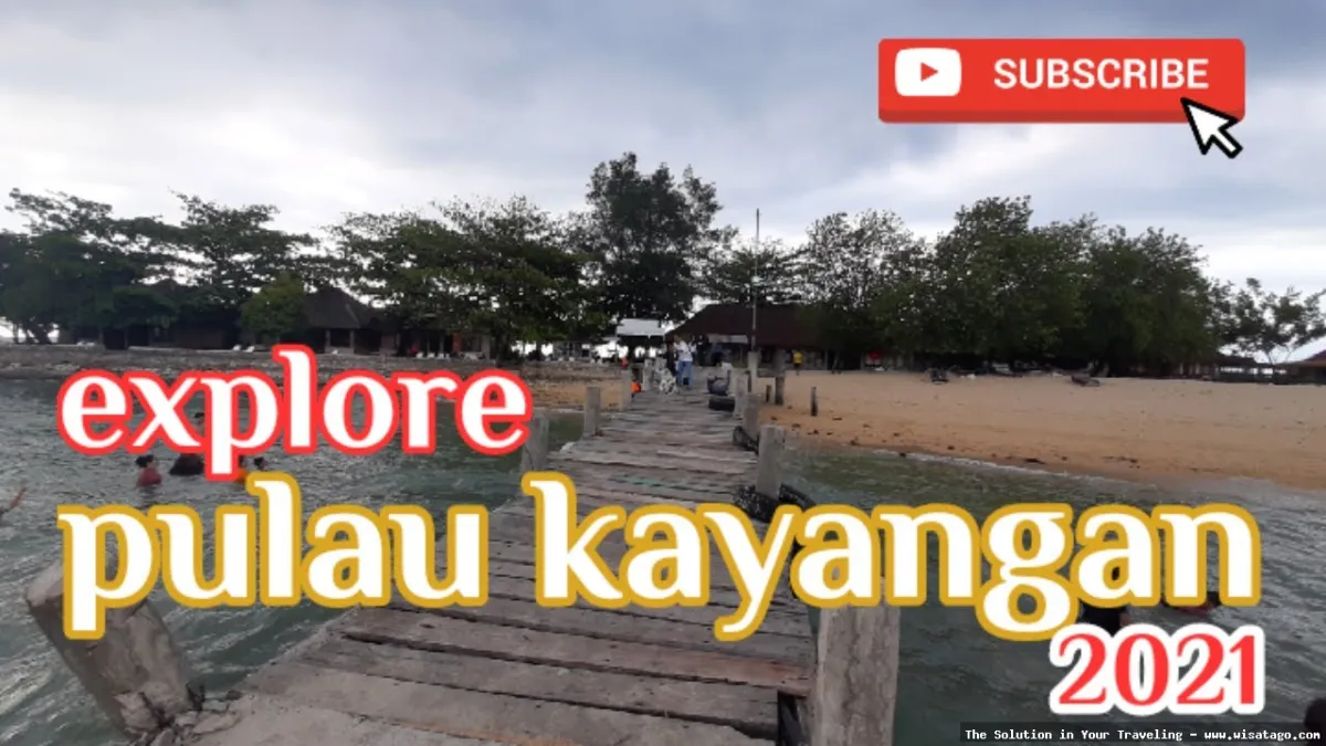 Wisata Pulau Kayangan yang mempesona.
