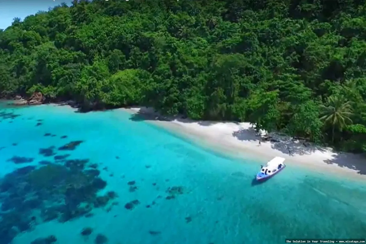 Wisata Pulau Lampu, pemandangan indah.