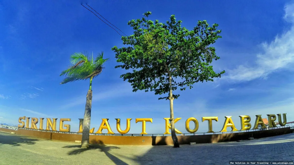 Wisata Pulau Laut: pantai pasir putih