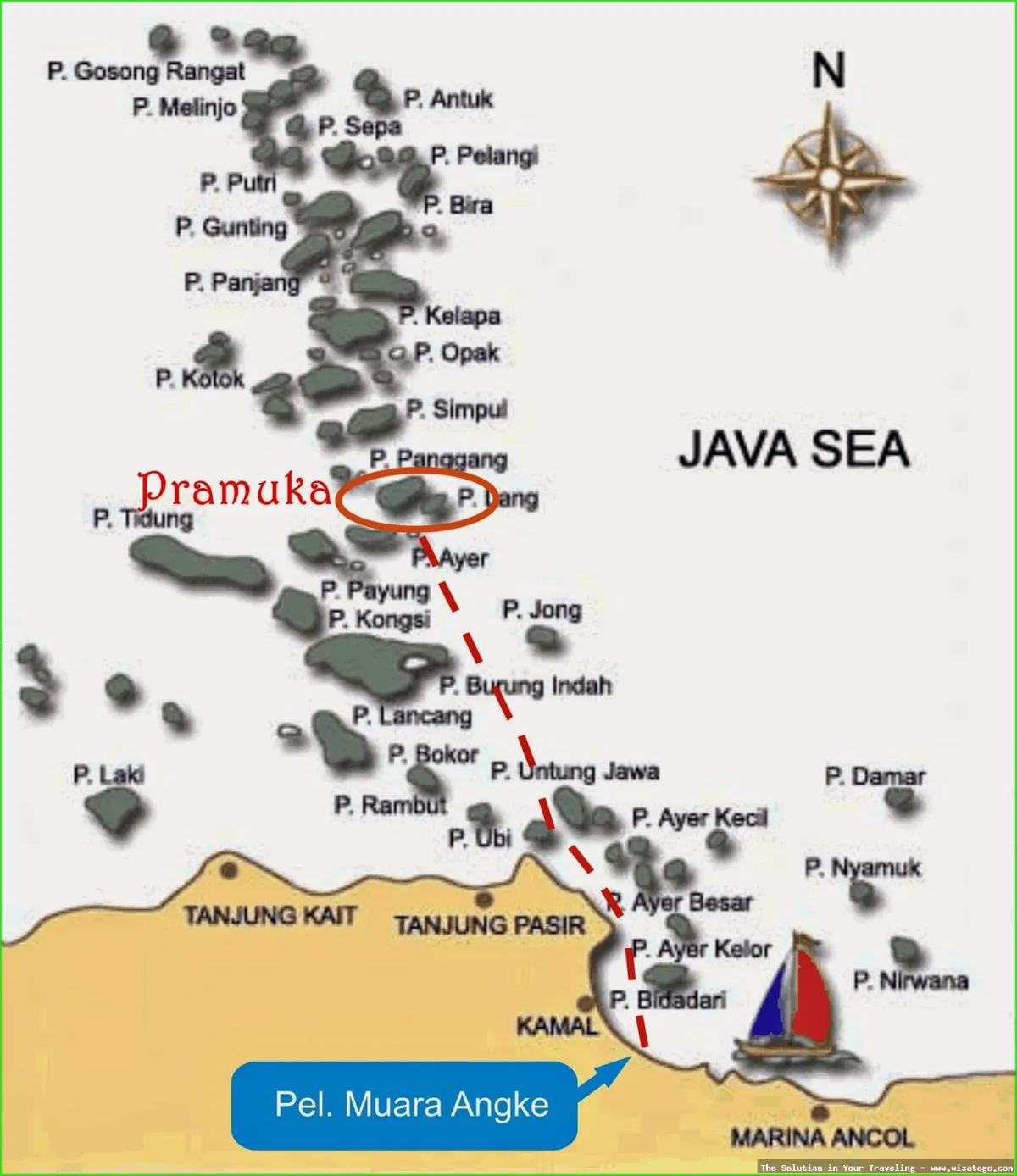 Wisata Pulau Laut yang memukau