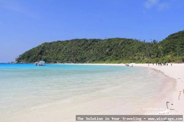 Wisata Pulau Panjang, pantai yang indah