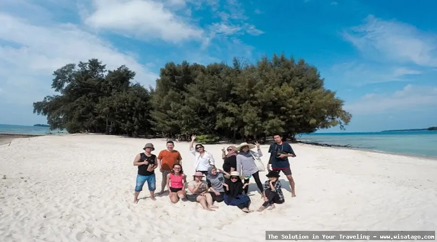 wisata Pulau Semut, pemandangan indah