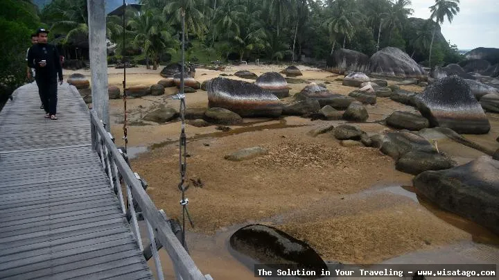 Wisata Pulau Senoa, pemandangan eksotis