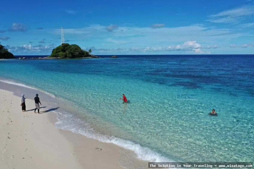 Wisata Pulau Setai, pantai eksotis.