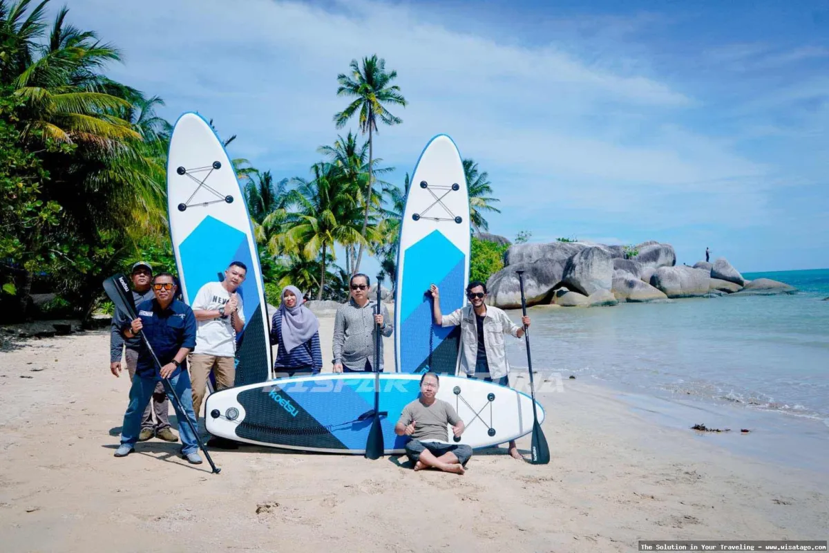 Wisata Pulau Subi, pantai yang indah