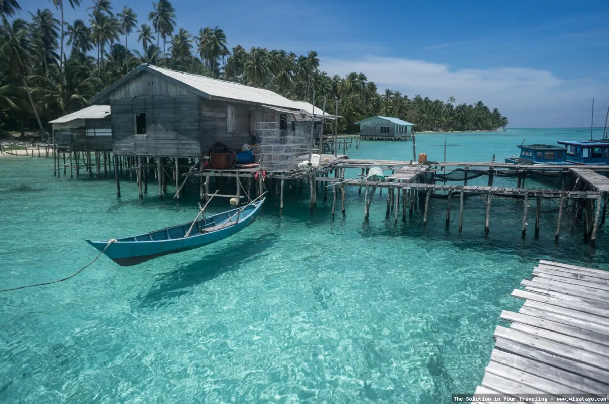 Wisata Pulau Subi, pantai yang indah