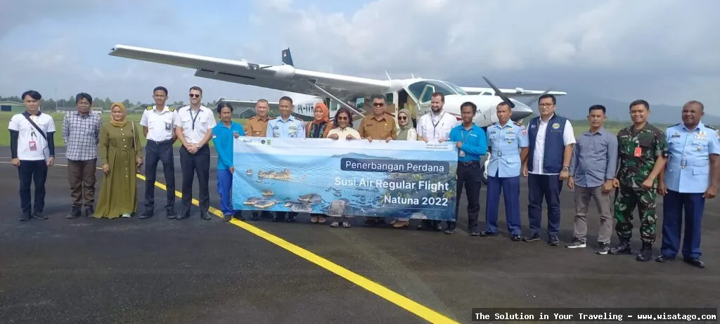Wisata Pulau Subi, pantai yang indah