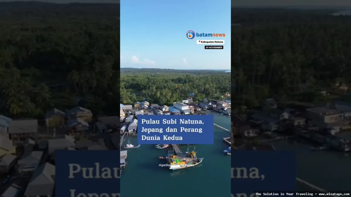 wisata Pulau Subi, pantai yang indah