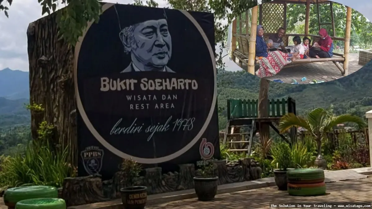 wisata Puncak Bukit Suharto yang indah