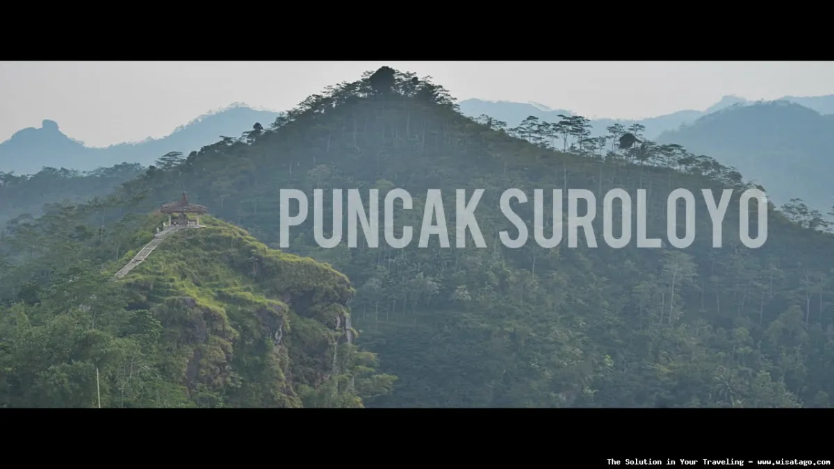 wisata Puncak Suroloyo, pemandangan indah