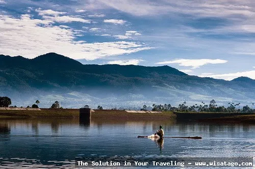 Wisata Situ Cileunca yang menawan.