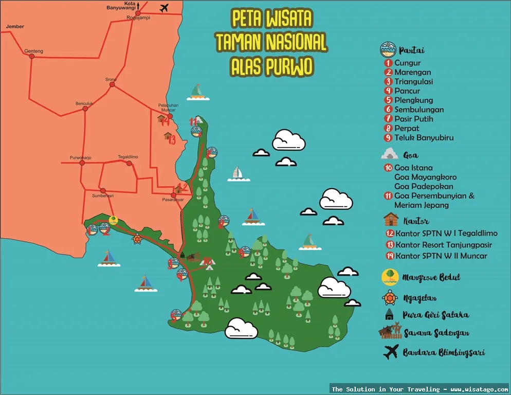 wisata Taman Nasional Alas Purwo Banyuwangi