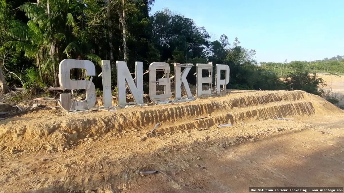 Wisata Taman Pagoda Dabo Singkep memukau