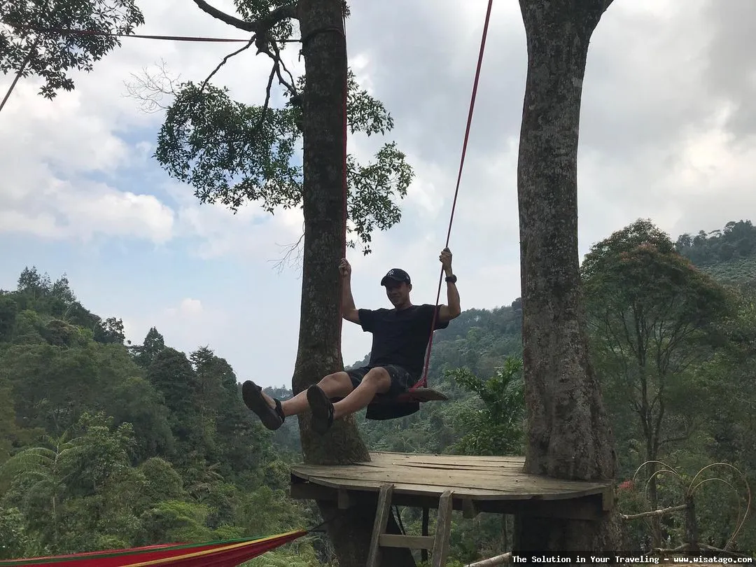 Wisata TARIK PUKAT DESA SUA SUA seru.