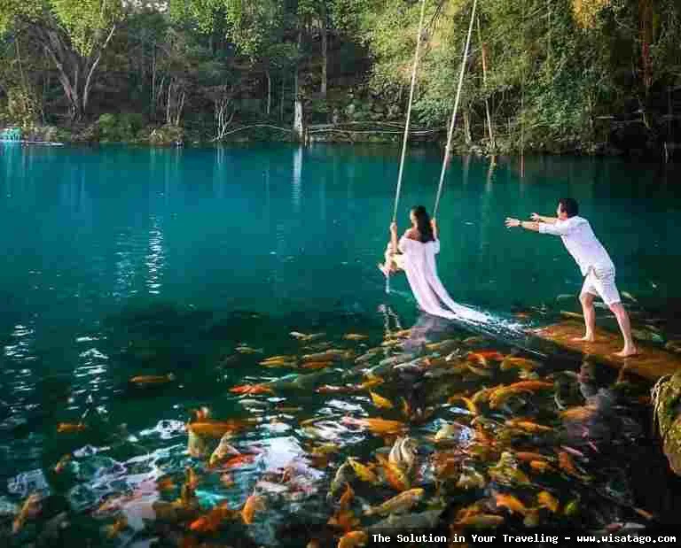 Wisata Telaga Biru yang menawan