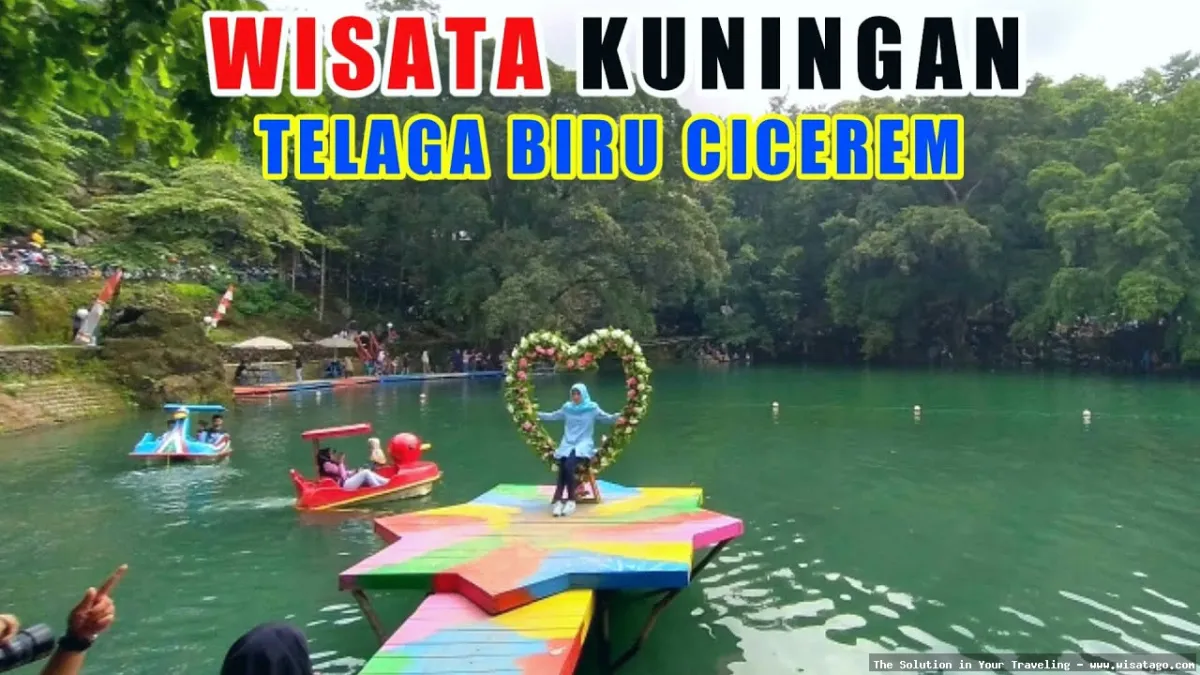 Wisata Telaga Biru yang memukau