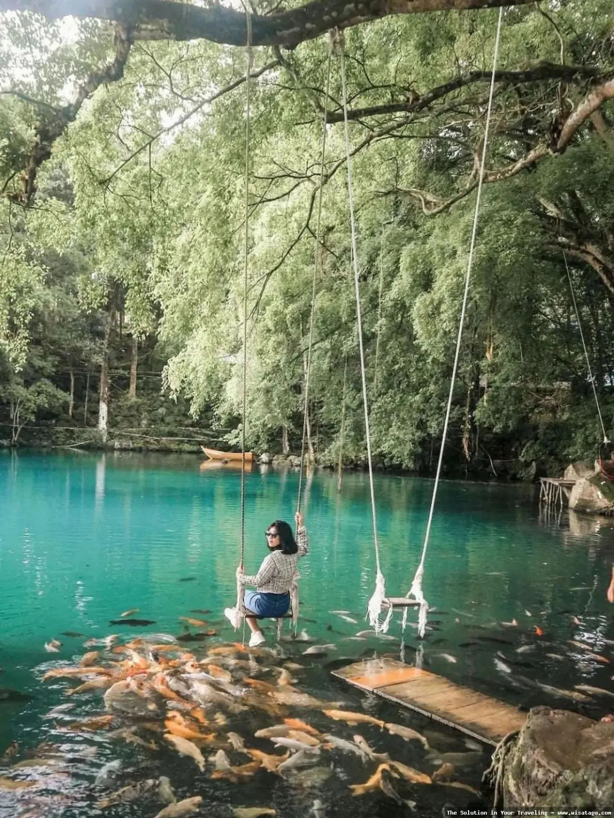 Wisata Telaga Biru yang memukau