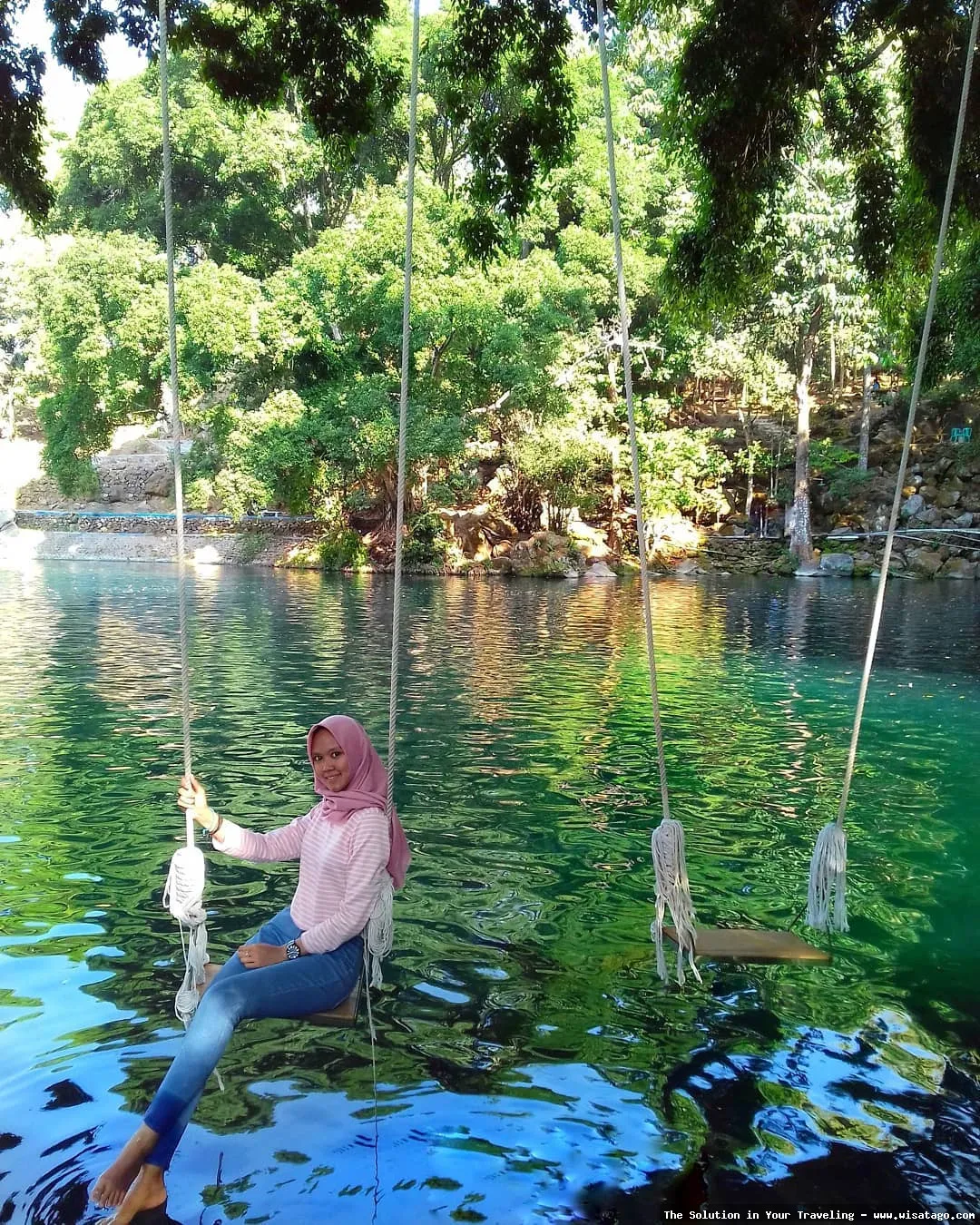 Wisata Telaga Biru yang menawan
