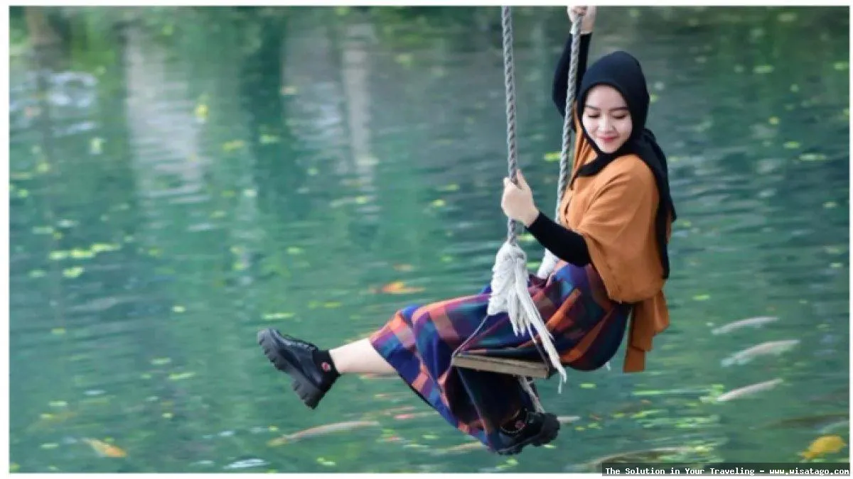 Wisata Telaga Biru yang memukau