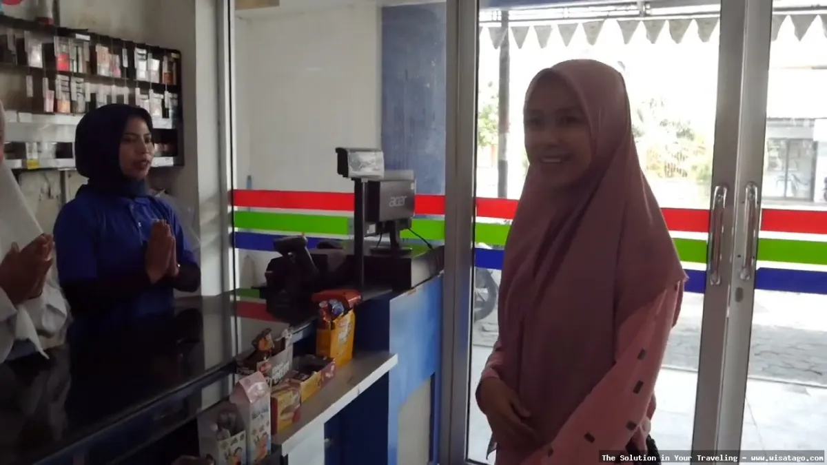 wisata Warkop BUMDes Karya Bersama asri