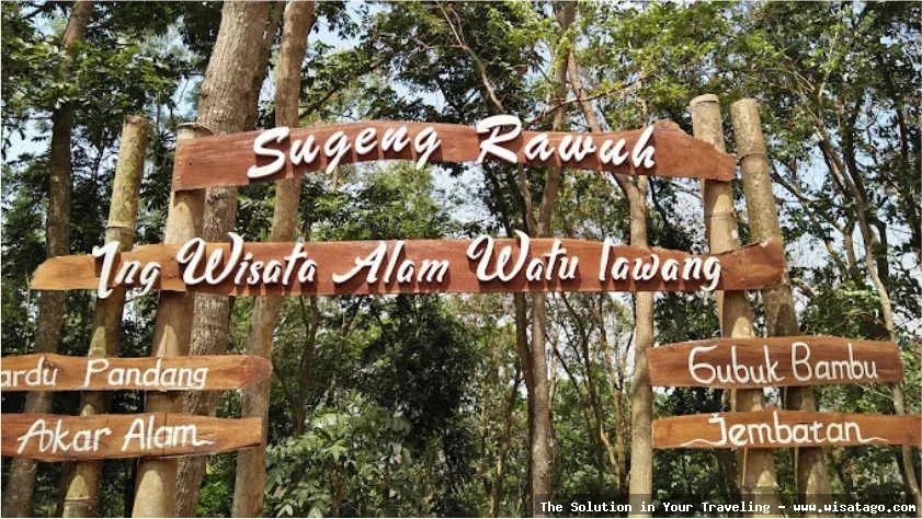 Wisata Watu Lawang, pemandangan indah.